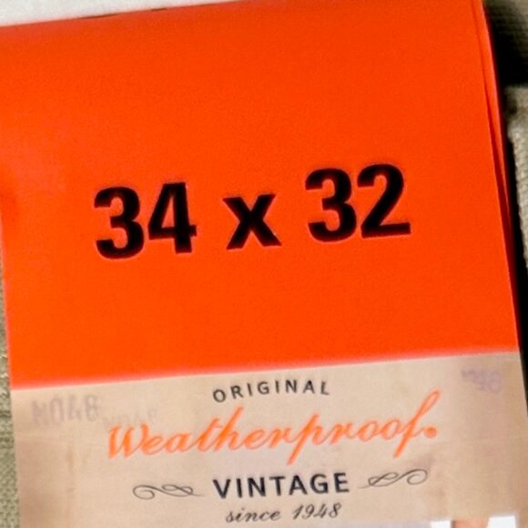 Weatherproof Vintage Trevorland Flex Utility Pant Size 34X32 Tan Relaxed Fit NEW - Picture 5 of 13